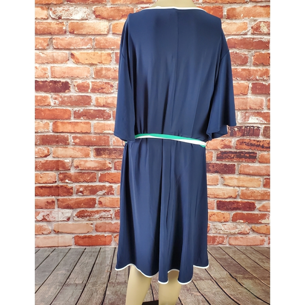 NY Collection Faux Wrap Dress Size 2XP NWT - Picture 4 of 4